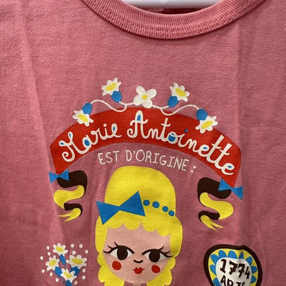 Coq En Pate Pink Marie Antoinette Short Sleeve Shirt - Picture 4 of 8